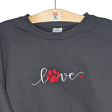 Love Pawprint Unisex Sweatshirt